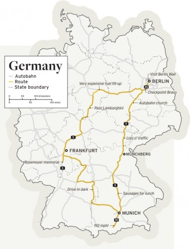 سفری کوتاه در اتوبان‌های بدون محدودیت سرعت در آلمان