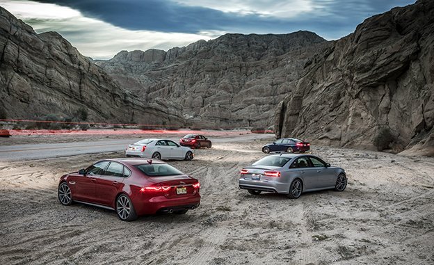 2017 Audi A6 3.0T Competition vs. BMW 540i, Cadillac CTS V-Sport, Jaguar XF S AWD, Mercedes-AMG E43 4MATIC