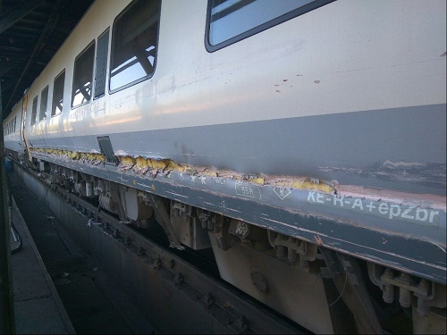 برخورد قطار فدک با ترن رجاء در پل جوادیه