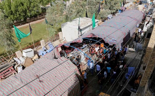 بیش از 40 کشته در حمله انتحاری داعش به عزاداران شیعه در بغداد