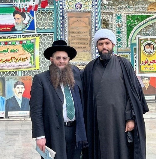 تصاویری از حضور جنجال‌برانگیز خاخام اسرائیلی در ایران