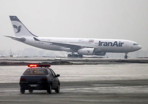 فرود دومین ایرباس 330 مدرن به ایران در فرودگاه مهرآباد
