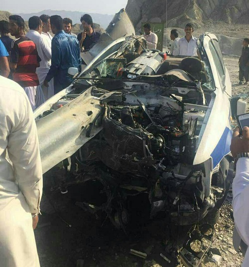 تصادف شدید خودرو پلیس