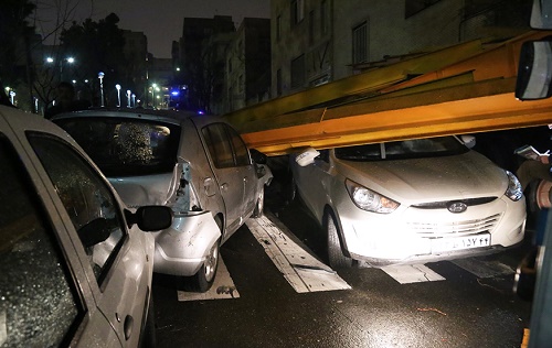 برخود تریلی-حامل بار آهن