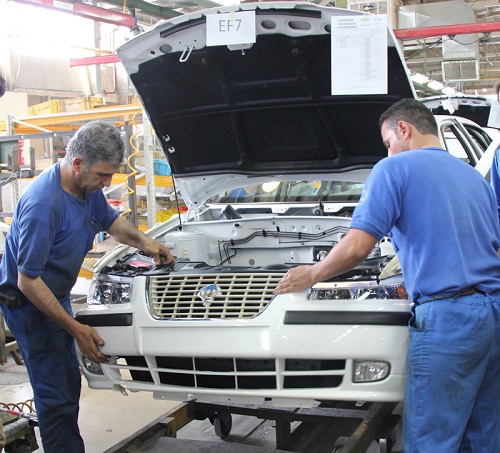 افتتاح خط توليد سمند در شهر سمنان 