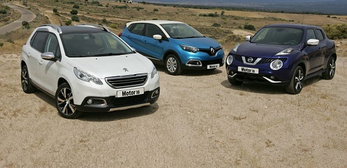 مقایسه میان پژو 2008، رنو کپچر و نیسان جوک