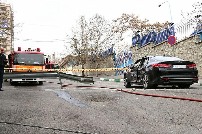 برخورد خودرو کامیونت بدون راننده با خودروی اپتیما