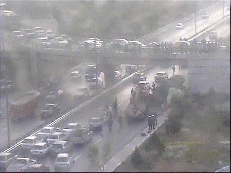 برخورد مرگ بار یک تانکر با وانت نیسان