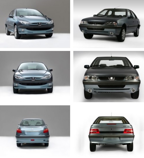 پژو 206 و پژو 405